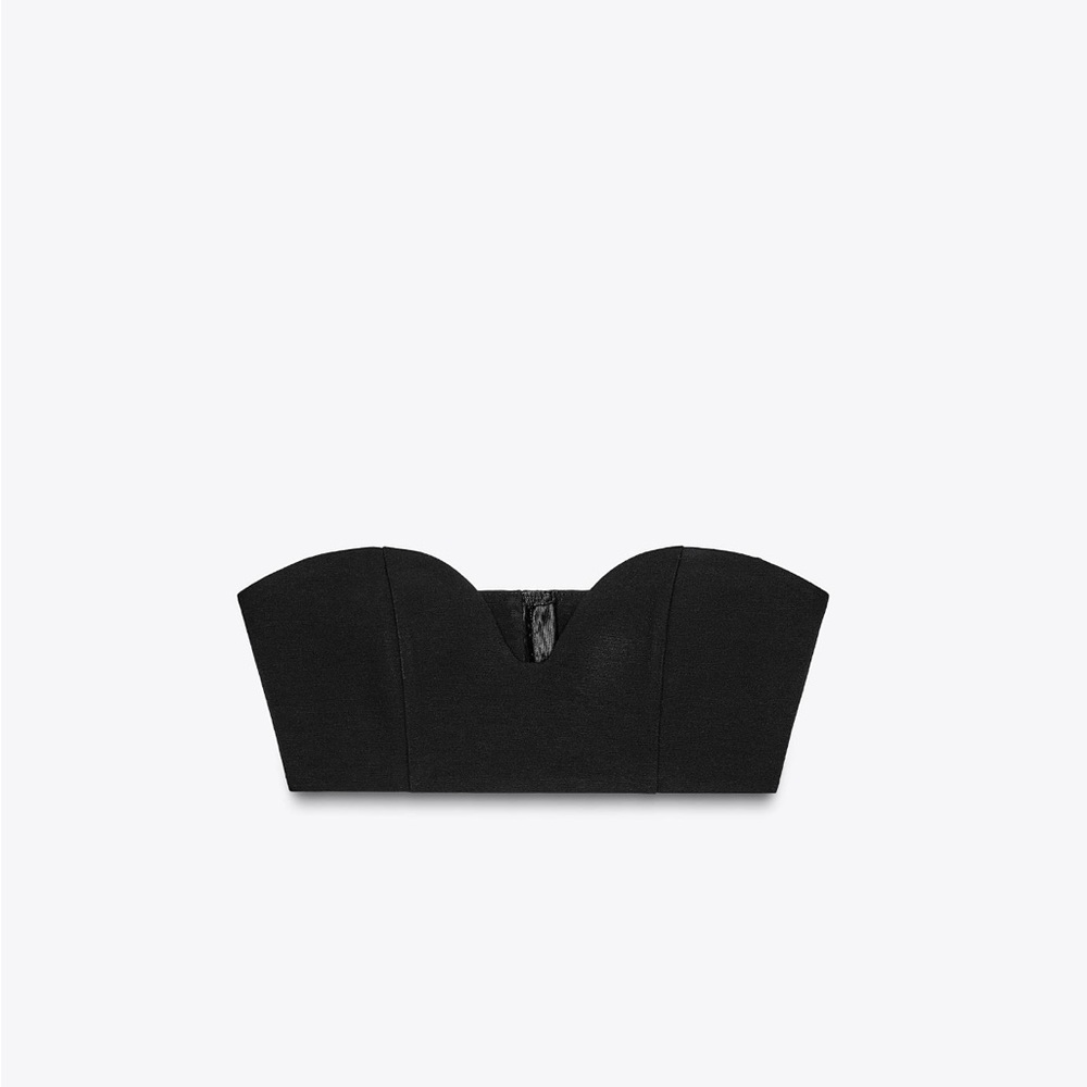 Zara Black Crop Top